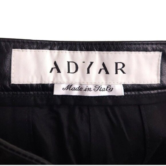 Adyar Leather Brace Trousers Size XL Mens Black NWT - Picture 12 of 16